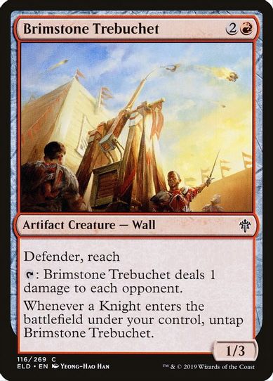 Brimstone Trebuchet (116) [Throne of Eldraine]