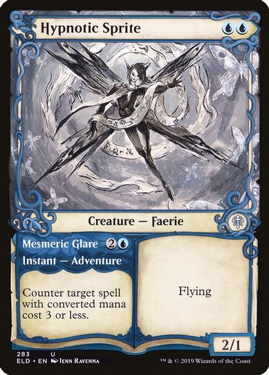 Hypnotic Sprite (Showcase) (283) [Throne of Eldraine]