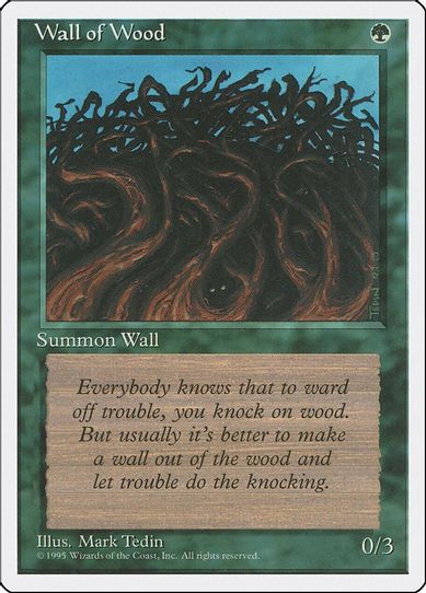 Wall of Wood [Fourth Edition]