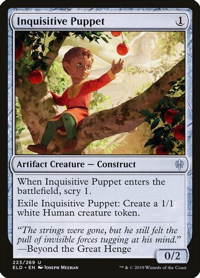 Inquisitive Puppet (223) [Throne of Eldraine]