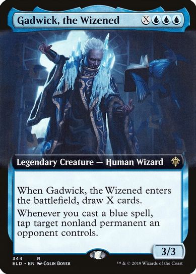 Gadwick, the Wizened (Extended Art) (344) [Throne of Eldraine]