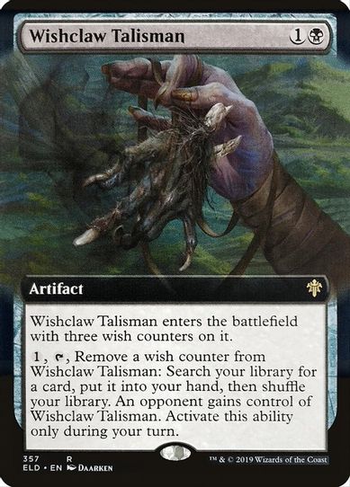Wishclaw Talisman (Extended Art) (357) [Throne of Eldraine]