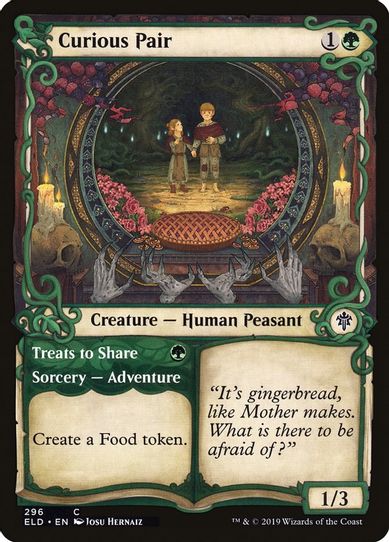 Curious Pair (Showcase) (296) [Throne of Eldraine]