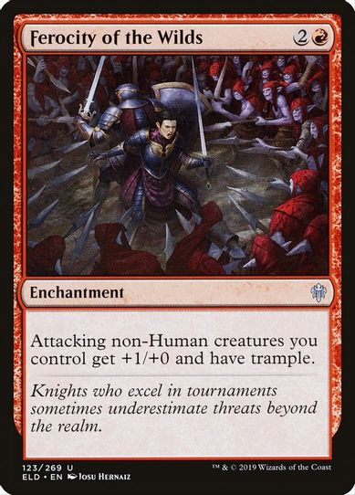 Ferocity of the Wilds (123) [Throne of Eldraine]