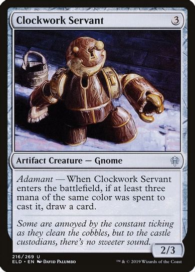 Clockwork Servant (216) [Throne of Eldraine]