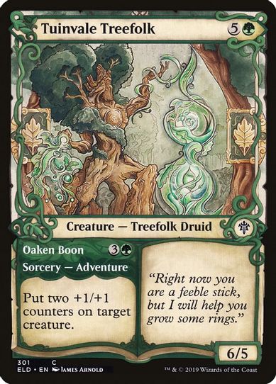 Tuinvale Treefolk (Showcase) (301) [Throne of Eldraine]