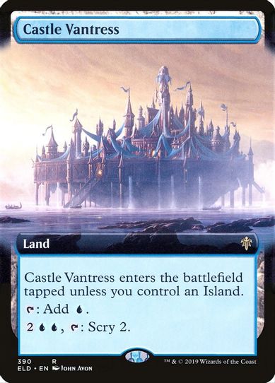 Castle Vantress (Extended Art) (390) [Throne of Eldraine]