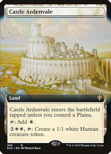 Castle Ardenvale (Extended Art) (386) [Throne of Eldraine]