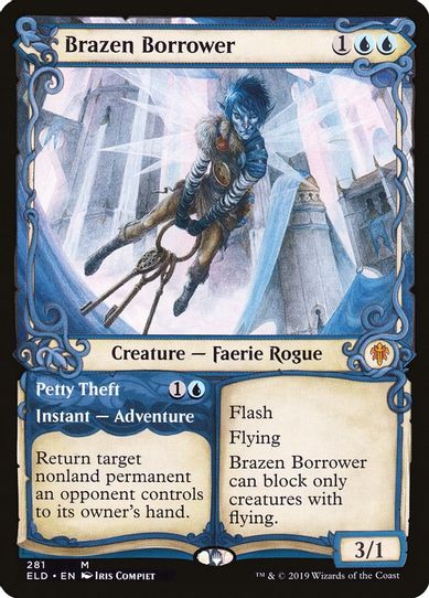 Brazen Borrower (Showcase) (281) [Throne of Eldraine]