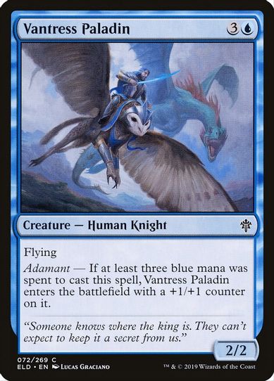 Vantress Paladin (72) [Throne of Eldraine]