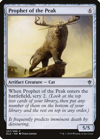 Prophet of the Peak (227) [Throne of Eldraine]