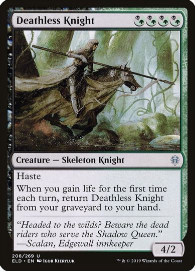 Deathless Knight (208) [Throne of Eldraine]