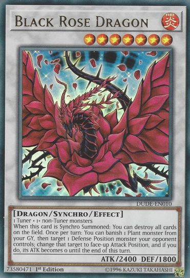Black Rose Dragon (DUDE-EN010) [Duel Devastator]