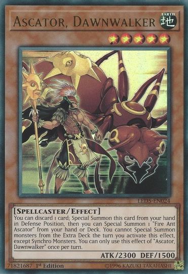 Ascator, Dawnwalker (LED5-EN024) [Legendary Duelists: Immortal Destiny]