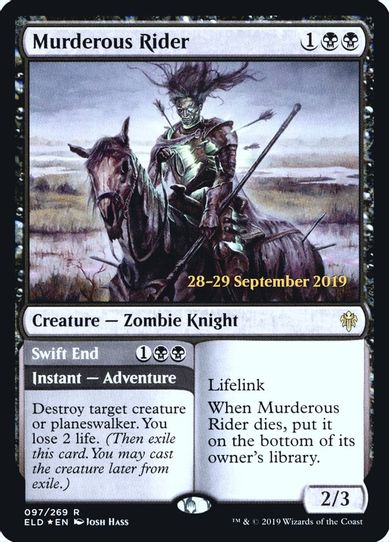 Murderous Rider (97) [Prerelease Cards]