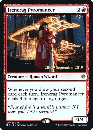 Irencrag Pyromancer (128) [Prerelease Cards]