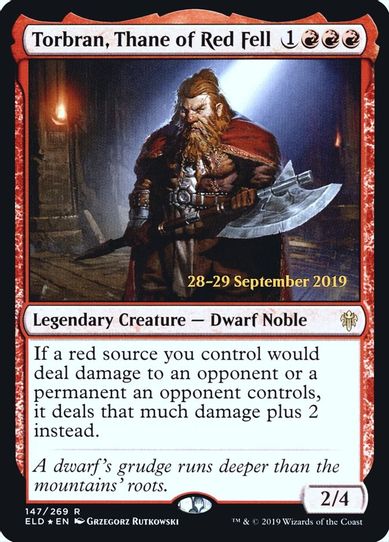 Torbran, Thane of Red Fell (147) [Prerelease Cards]