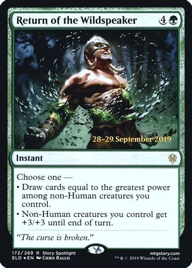 Return of the Wildspeaker (172) [Prerelease Cards]