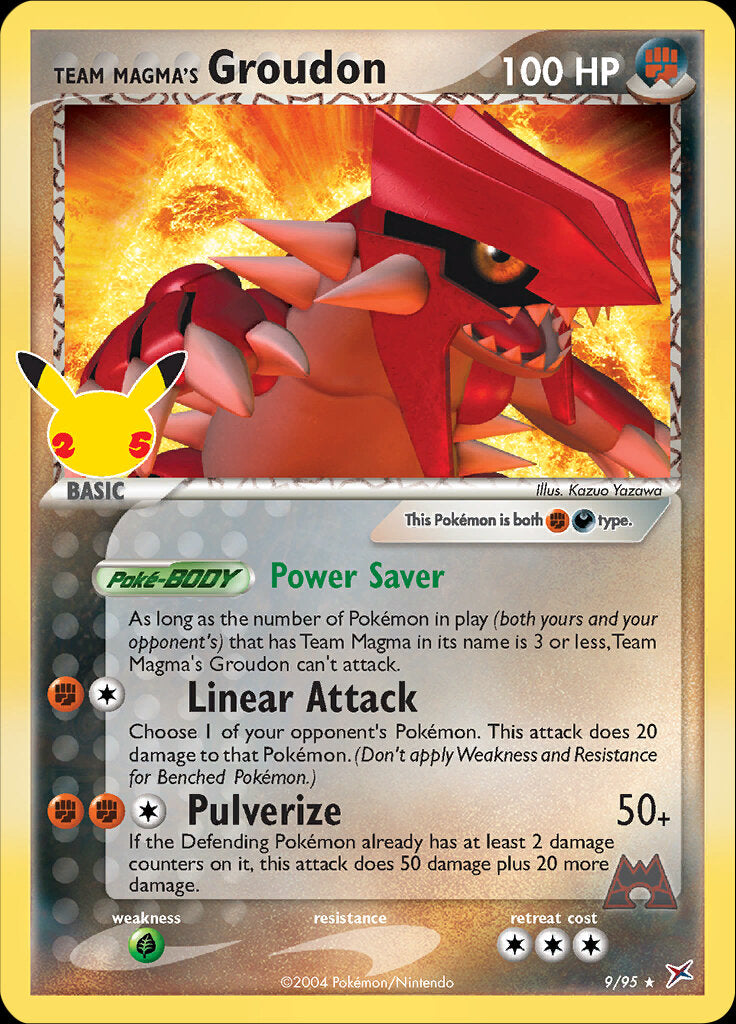 Team Magma's Groudon (9/95) [Celebrations: Classic Collection]