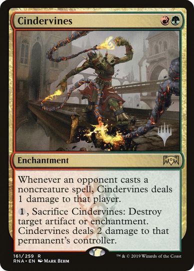 Cindervines (161) [Promo Pack: Throne of Eldraine]