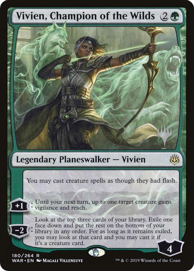 Vivien, Champion of the Wilds (180) [Promo Pack: Throne of Eldraine]