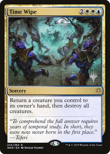 Time Wipe (223) [Promo Pack: Throne of Eldraine]