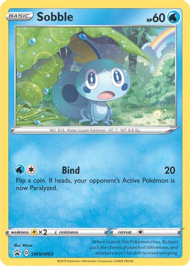 Sobble SWSH003 (SWSH003) [SWSH: Sword & Shield Promo Cards]