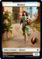 Human // Food Double-sided Token [Throne of Eldraine]