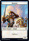 Knight // Food Double-sided Token [Throne of Eldraine]