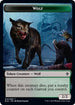 Wolf // Food Double-sided Token [Throne of Eldraine]