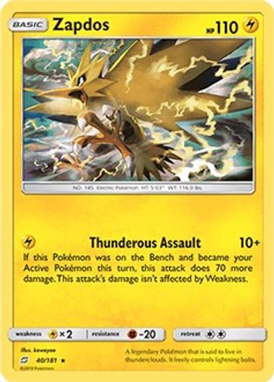 Zapdos 40/181 [Deck Exclusives]