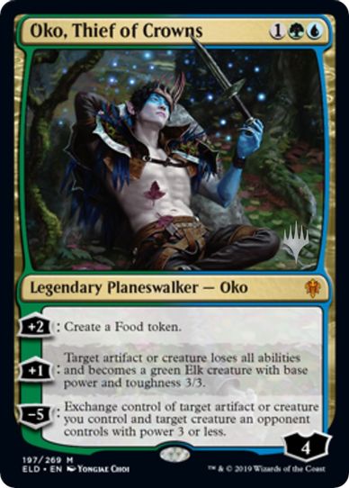 Oko, Thief of Crowns (197) [Promo Pack: Throne of Eldraine]