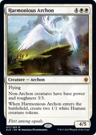 Harmonious Archon (17) [Promo Pack: Throne of Eldraine]
