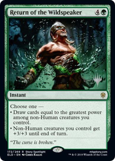 Return of the Wildspeaker (172) [Promo Pack: Throne of Eldraine]