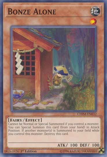 Bonze Alone (CHIM-EN032) [Chaos Impact]