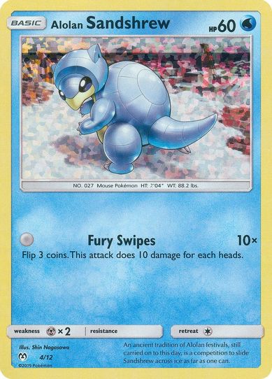 Alolan Sandshrew (4/12) [McDonalds Promos 2019]