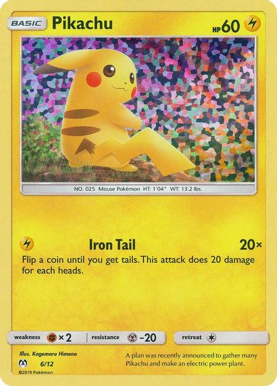 Pikachu (6/12) [McDonalds Promos 2019]