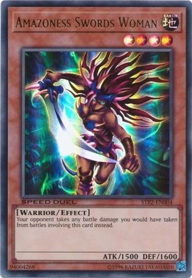Amazoness Swords Woman (STP2-EN004) [Speed Duel: Tournament Pack 2]