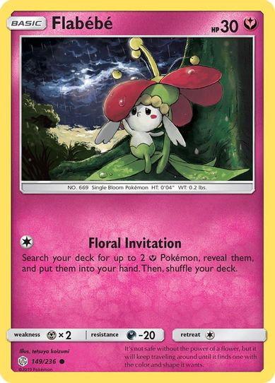 Flabebe (149/236 ) [Sun & Moon: Cosmic Eclipse]