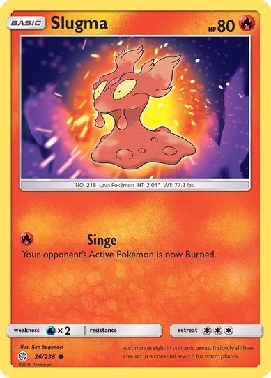 Slugma (26/236 ) [Sun & Moon: Cosmic Eclipse]