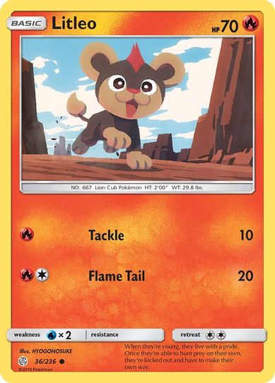 Litleo (36/236 ) [Sun & Moon: Cosmic Eclipse]