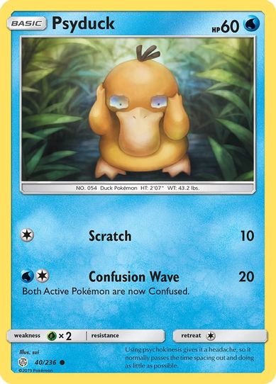 Psyduck (40/236 ) [Sun & Moon: Cosmic Eclipse]