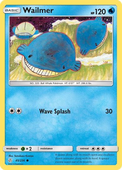 Wailmer (45/236 ) [Sun & Moon: Cosmic Eclipse]