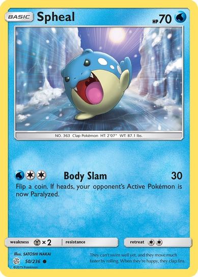 Spheal (50/236 ) [Sun & Moon: Cosmic Eclipse]