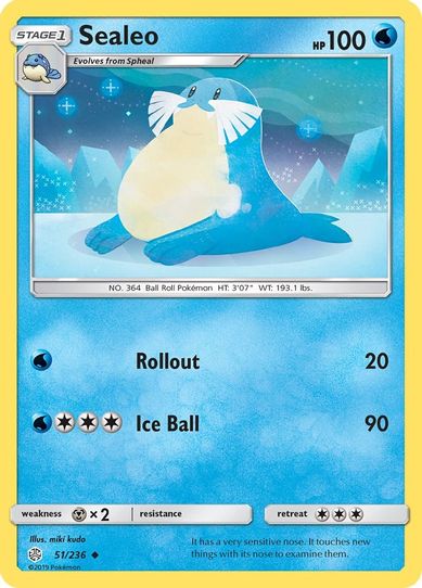 Sealeo (51/236 ) [Sun & Moon: Cosmic Eclipse]