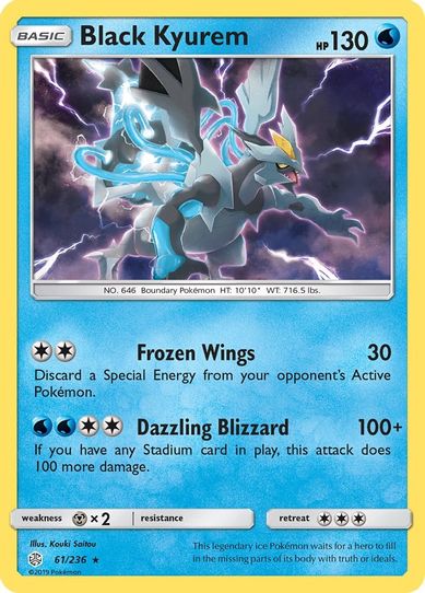 Black Kyurem (61/236 ) [Sun & Moon: Cosmic Eclipse]