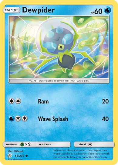 Dewpider (64/236 ) [Sun & Moon: Cosmic Eclipse]