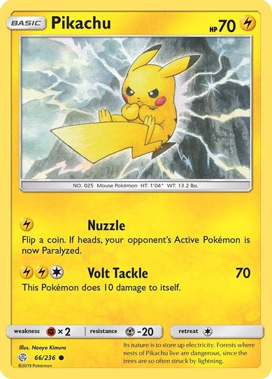 Pikachu (66/236) [Sun & Moon: Cosmic Eclipse]