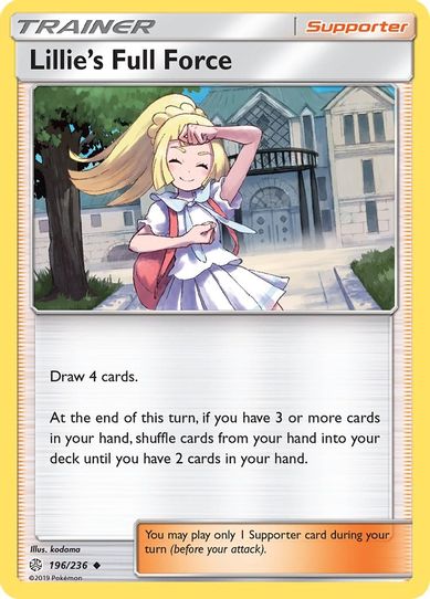 Lillie's Full Force (196/236) [Sun & Moon: Cosmic Eclipse]