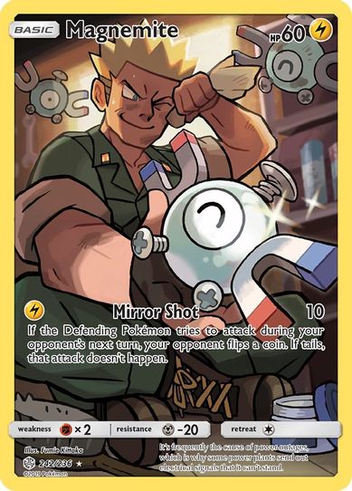 Magnemite (Secret) (242/236) [Sun & Moon: Cosmic Eclipse]